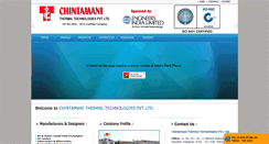 Desktop Screenshot of chintamanithermal.com